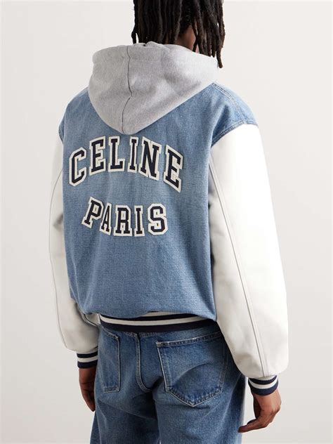 celine paris denim jacket|Celine homme teddy jacket.